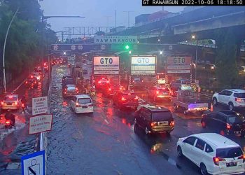 Intensitas Hujan Tinggi, Pengguna Jalan Diimbau Hindari Gerbang Tol Rawamangun