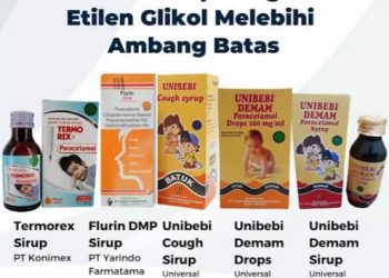 Marak Gagal Ginjal Akut, BPOM Tarik 5 Obat Sirup Mengandung Bahan Etilen Glikol dan Dietilen Glikol
