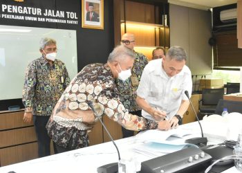 CKJT Tanda Tangani Pembiayaan Sindikasi Proyek Tol Cisumdawu