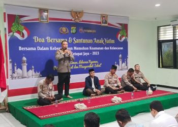 Doa Bersama Polsek Pademangan untuk Kelancaran Operasi Ketupat Jaya 2023