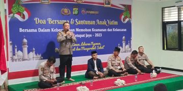Doa Bersama Polsek Pademangan untuk Kelancaran Operasi Ketupat Jaya 2023