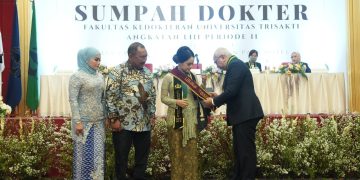 Raih Predikat Terbaik, Putri Pj Bombana Beri Sambutan Sumpah Dokter FK Usakti