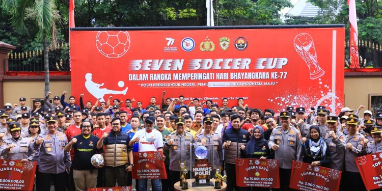Bhayangkara Presisi Seven Soccer Cup, Tingkatkan Silaturahmi Polri dengan Media