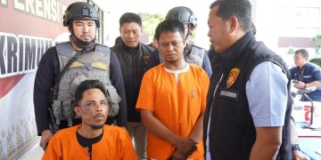 Polisi Riau Ringkus Dua Perampok Sadis yang Tembak Wajah Korban dan Gasak Uang Tunai