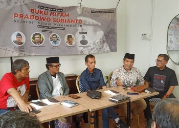 Sambut Hari HAM Internasional, Aktivis Gerak 98 Luncurkan “Buku Hitam Prabowo Subianto”
