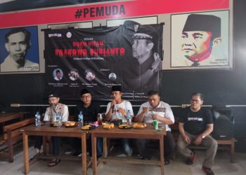 Gerak 98 dan Aliansi Masyarakat Bogor Gelar Diskusi Bedah ‘Buku Hitam Prabowo’