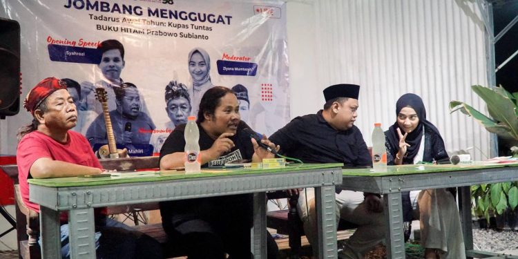Jombang Menggugat Gelar Bedah Buku Hitam Prabowo 