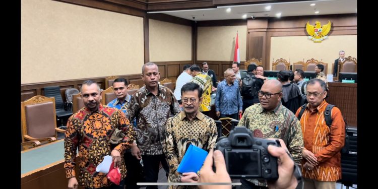 SYL Nasdem Didakwa Terima Gratifikasi 44,5 Miliar Hasil Peras Anak Buah