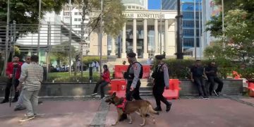 Polri Kerahkan Anjing Pelacak Amankan Sidang Putusan PHPU di MK
