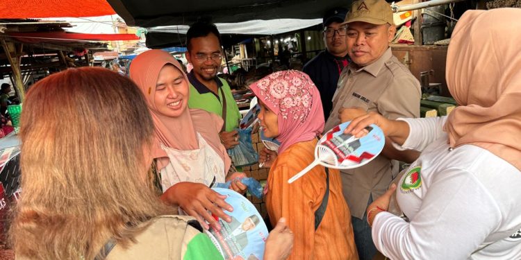 Pedagang dan Pengunjung Pasar di Tegal Doakan Sudaryono Jadi Gubernur Jateng