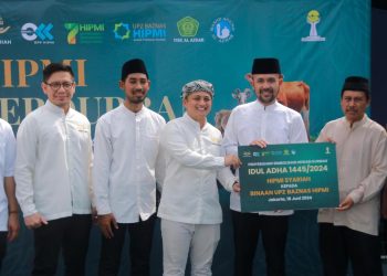 Berbagi Kebaikan, HIPMI Syariah Salurkan Ratusan Paket Daging Kurban ke Wilayah Jabodetabek