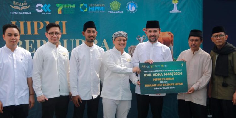 Berbagi Kebaikan, HIPMI Syariah Salurkan Ratusan Paket Daging Kurban ke Wilayah Jabodetabek
