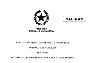 Jokowi Terbitkan Keppres Satgas Judi Online