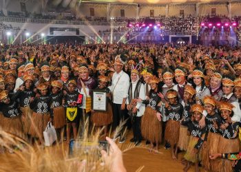 Puncak HAN 2024, Lebih dari 2 Ribu Anak Menari Kolosal Cetak Rekor MURI