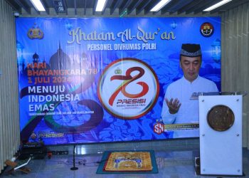 Divisi Humas Polri Gelar Khataman Al-Qur’an Dalam Rangka HUT Bhayangkara ke-78