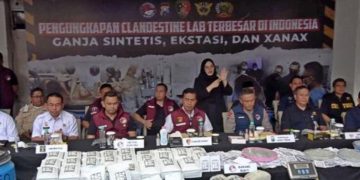 Polisi Bongkar Pabrik Narkoba Terbesar di Malang