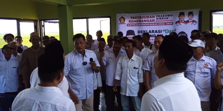 Gabungan Petani dan Nelayan di Demak Siap Berikan Suara untuk Sudaryono