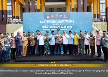 Jalin Silaturahmi, Kapolda Riau Ajak Paslon Ciptakan Pilkada Damai dan Meriah