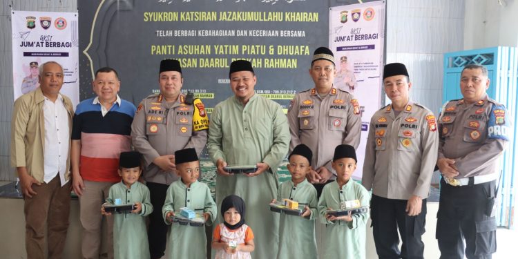Jumat Berkah, Kapolres Jaksel Berbagi Makanan Bergizi untuk Anak Panti Asuhan Daarul Rahman