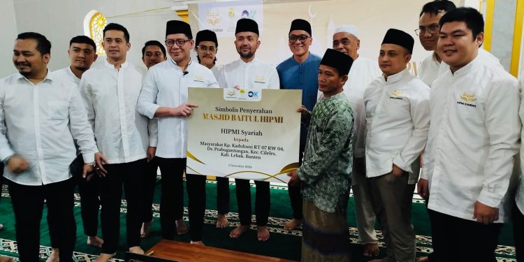 HIPMI Syariah Resmikan Masjid Baitul HIPMI di Banten: Simbol Gotong Royong, Asta Cita, dan Generasi Berakhlak Mulia