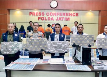 Dit Ressiber Polda Jatim Bongkar Sindikat Judol Internasional 
