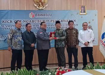 Bawaslu-Ombudsman RI Tandatangani MoU dan Kick Off Ngabuburit Pengawasan Pilkada