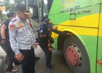 Jelang Arus Mudik Lebaran, Bus AKAP Jalani Uji Kelaikan di Terminal Lebak Bulus