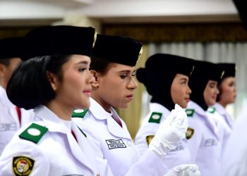 76 Anggota Paskibraka Kibarkan Merah Putih pada Upacara HUT ke-80 RI di Istana, Ini Daftarnya