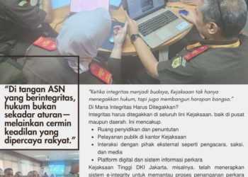 Integritas ASN Kejaksaan Jadi Pilar Utama Bangun Kepercayaan Publik
