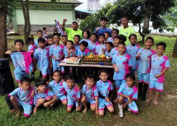 Rayakan Hari Jadi Ke-2 Tahun, SSB Funtastic Soccer School Gelar Syukuran