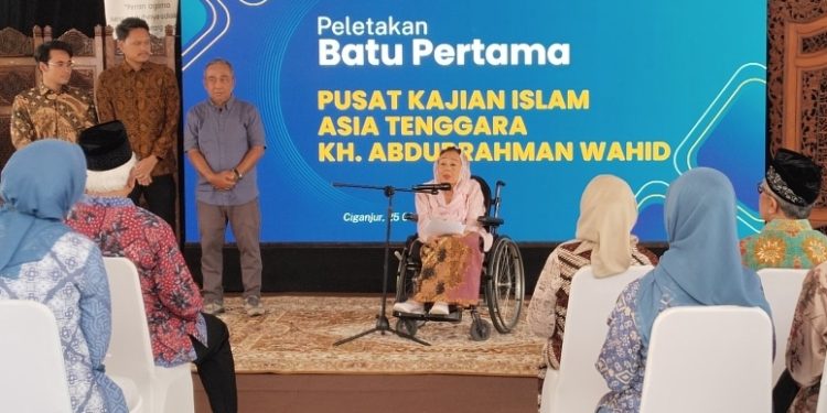 Wujudkan Amanat Gus Dur, Pihak Keluarga Gelar Peletakan Batu Pertama Pusat Kajian Islam Asia Tenggara