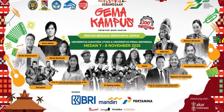 Berlangsung Sukses, Slank Guncang Festival Kebangsaan GEMA KAMPUS di USU