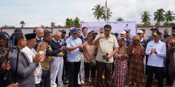 Hunian Tetap bagi Warga Terdampak Banjir-Longsor di Tapanuli Tengah Mulai Dibangun