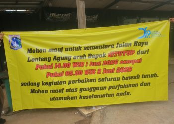 Perbaikan Saluran Masih Berlangsung, Pembukaan Jalan Lenteng Agung Dilakukan Bertahap