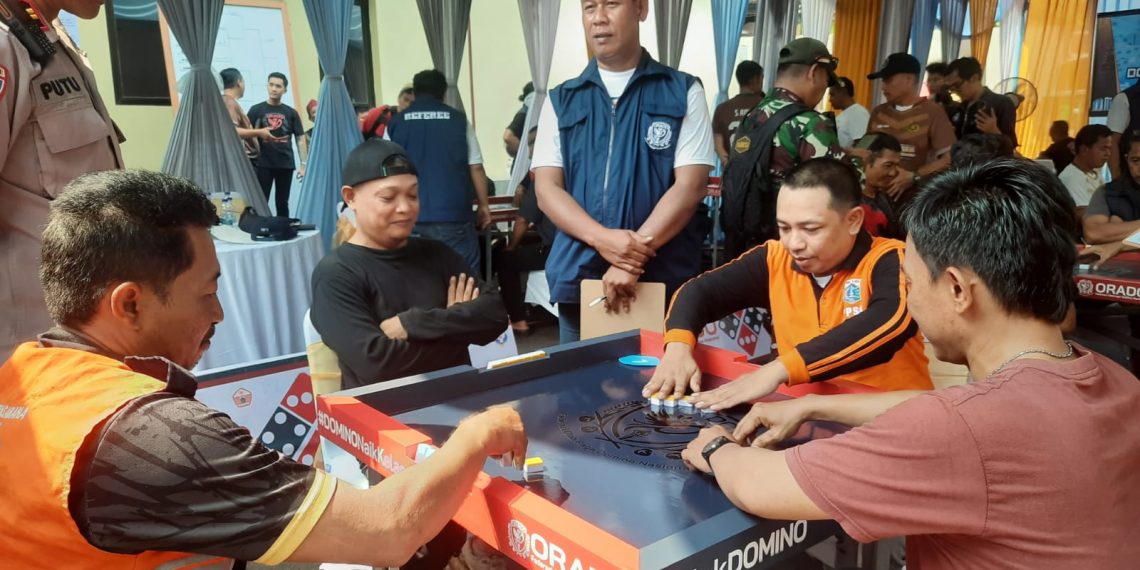 Polsek Pesanggrahan Helat Turnamen Domino Jelang HUT Bhayangkara, Meriah Diikuti Peserta Berbagai Kalangan