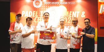 IKADIN Jaksel Helat Turnamen Padel, Perkuat Solidaritas dan Budaya Sehat di Kalangan Advokat