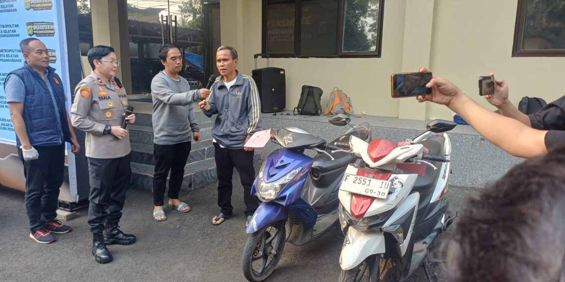Pekerja Proyek Dicokok Polsek Pesanggrahan Usai Embat Motor, Ngaku Mencuri Demi Biaya Sekolah Anak