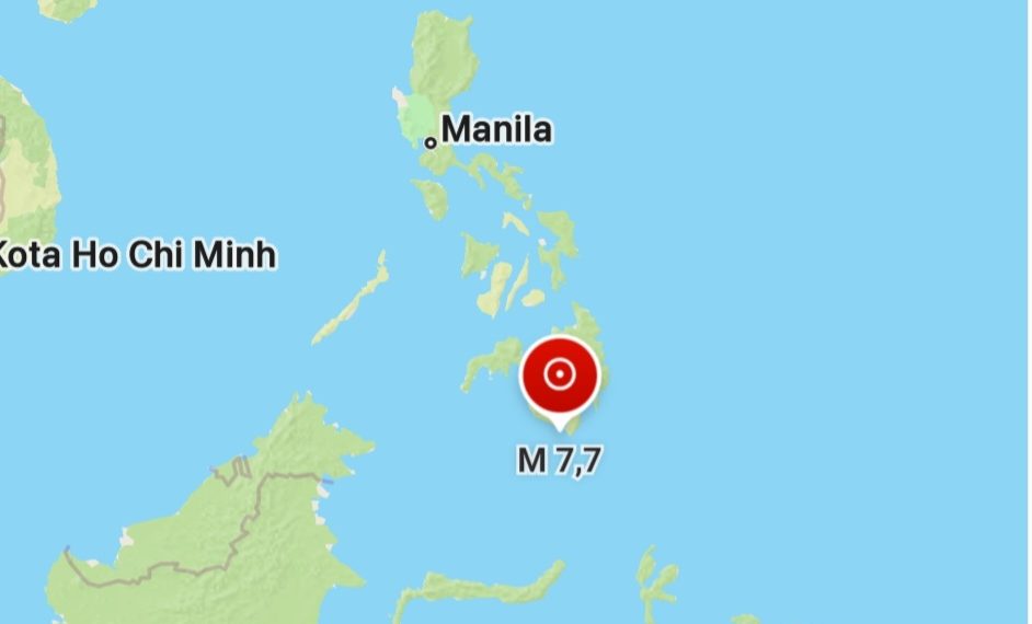 Gempa Magnitudo 7,7 Guncang Filipina, Kemlu RI Ungkap Nasib WNI
