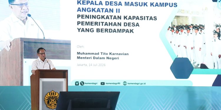 Kolaborasi dengan UI, Mendagri Dorong Kades Naik Kelas dan Bendung Urbanisasi
