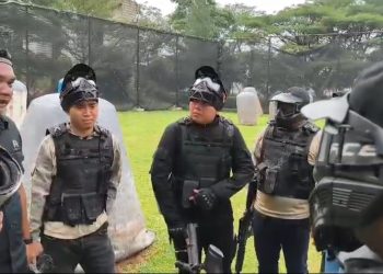 Semarak Hari Bhayangkara ke-80, Polri dan Awak Media Perkuat Sinergi Lewat Permainan Paintball