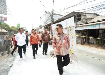 Kabar Gembira, Jalan Muchtar Raya Jaksel Dibuka Lagi Usai Pembangunan Drainase dan Peninggian Tuntas