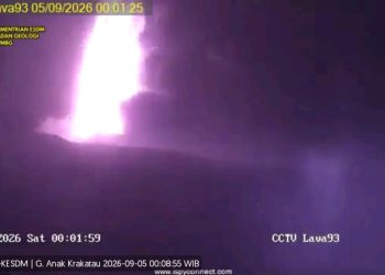 Abu Vulkanik Gunung Anak Krakatau Menyebar ke Banten, Jakarta hingga Bengkulu